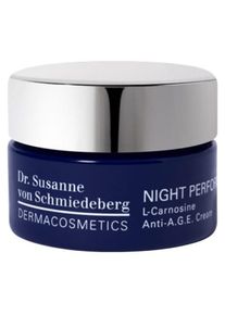 Dr. Susanne von Schmiedeberg Face creams Night Performer L-Carnosine Anti-A.G.E. Cream Anti-aging verzorging Dames 15 ml