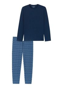 Schiesser Pyjama 'Casual Essentials' Herren blau Größe M
