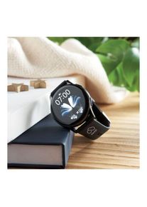 Objet publicitaire : Montre connectée IP68 étanche | noir | Personnalisable avec votre logo