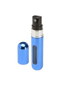 Objet publicitaire Flacon de parfum portable Filla rechargeable de 5 ml | Bleu | Personnalisable avec votre logo