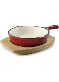 Lacor Magma D.13.5 cm, Auflaufform, Rot