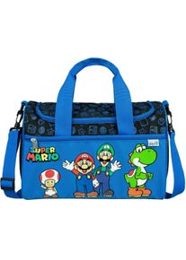 Undercover, Kindergartentasche, Sporttasche Super Mario Blau, Blau