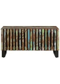 Mesa de centro madera maciza de acacia 80x51x40 cm