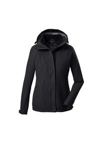 Killtec , Outdoorjacke »Inkele KG«, Wind- und wasserdichte Damenjacke in Kurzgrößen, atmungsaktiv, abnehmbare Kapuze , black , 23 , 23 ,...