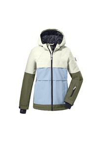 Killtec , Kinder , Skijacke »KSW 173 GRLS SKI JCKT« Wasserdichte Funktionsjacke mit urbanem Design und Mesh-Einsatz , weiß , 152 , 152 , Kinder...