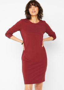 Jersey jurk (set van 2) - grijs - maat 56/58 (3XL) - met katoen - bonprix