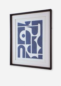 Schilderij - blauw - maat 62,5x52,5 cm - bonprix