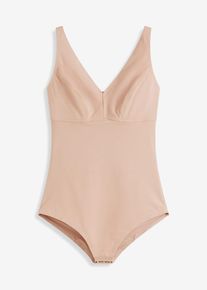 Naadloze medium corrigerende body zonder beugels - beige - maat 50 - bonprix