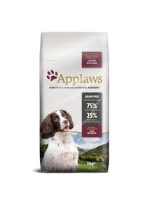 15kg Adult Small & Medium Breed, poulet & agneau Applaws - Croquettes pour Chien