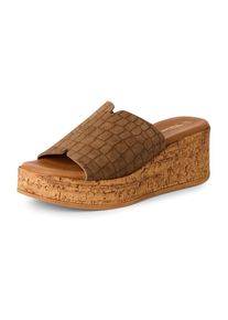Tamaris Pantolette Damen braun Größe 42 Unifarben