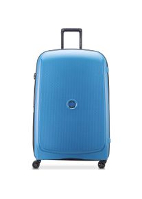 Delsey, Koffer, Belmont Plus 4 Rollen Kabinentrolley XL 83 cm mit Dehnfalte, Blau, (132 l)