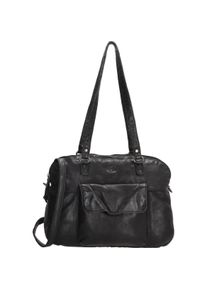 HIDE, Tasche, & Stitches Paint Rock Shopper Fronttasche Schwarz schwarz, Schwarz