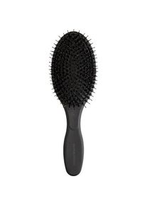 Olivia Garden Expert Care Oval Paddle brush 16-row, black with boar bristles and studded guide pins Flat brushes & paddle Female