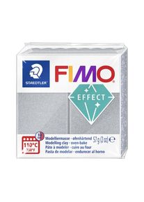 STAEDTLER FIMO Modelliermasse Effect Metallic silber 57g