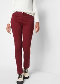 Stretch-Hose Slim Fit, rot, Größe 36, mit Baumwolle, bonprix