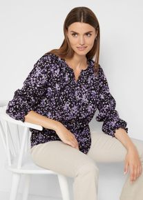 Bluse langarm, lila, Größe 48, Viskose, bonprix