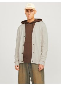Jack & Jones Jack & Jones Vest JJEEMIL KNIT BUTTON CARDIGAN NOOS heren gebreide vesten maat M beige