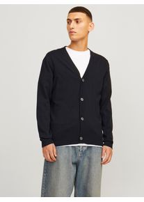 Jack & Jones Jack & Jones Vest JJEEMIL KNIT BUTTON CARDIGAN NOOS heren gebreide vesten maat S zwart