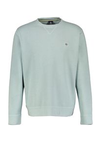 Lerros Sweatshirt met geborduurd logo heren sweaters maat L blauw