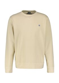 Lerros Sweatshirt met geborduurd logo heren sweaters maat L wit