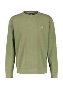 Lerros Sweatshirt met geborduurd logo heren sweaters maat S groen