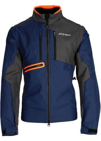 Acerbis Enduro-One, textile jacket , color: Blue/Grey/Orange , size: M