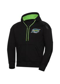 FLM Drift Sport Hoodie mit Protektoren schwarz/grün M - Motorradbekleidung - Motorradjacken - Hemden und Pullover