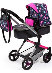 BAYER Kombi-Puppenwagen »Vario, blau«, mit Wickeltasche
