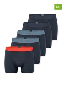Schiesser 5-delige set: boxershorts donkerblauw - 49% | Maat: S |