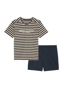 Marc O'Polo Marc O'Polo Pyjama Herren blau Größe M Gestreift