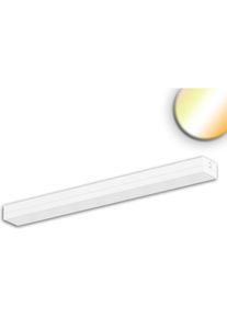 Isoled, Wandleuchte + Deckenleuchte, LED Langfeldleuchte blendreduziert, weiss, 120cm, 38W, Colorswitch 3000/4000/5700K, dimmbar