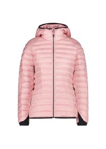 CMP Women's Down Jacket Fix Hood Ripstop Chaqueta de fibra sintética Mujer (34 | fucsia)