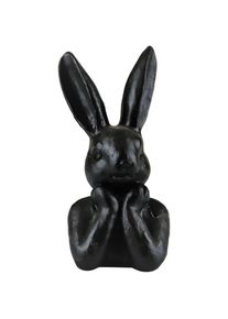 AM Design , Dekofigur »Hasenbüste "Träumer"«, Osterdekoration aus Polyresin , schwarz