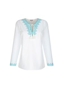 Alba Moda , Tunika »Tunika Tunika mit aufwendiger Stickerei« , weiß , 40 , 40 , V-Ausschnitt