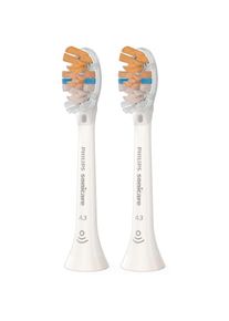 PHILIPS SONICARE , Aufsteckbürsten »A3 Premium All-in-One«, aufsteckbar, BrushSync-fähig, Standardgröße , weiß , Dank dreieckiger Spitzen lassen...