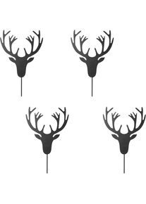 Creativ deco , Weihnachtsfigur »Weihnachtsdeko«, zum Stecken , schwarz