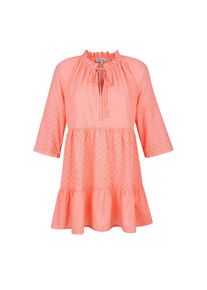 Alba Moda , Tunika »Tunika Tunika mit modischer Lochstickerei« , apricot , 40 , 40 , V-Ausschnitt