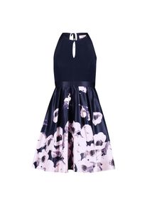 Vera Mont , Cocktailkleid »Cocktailkleid mit Blumenprint« , Dark Blue/Rosé , EURO , 36 -EURO , 36 , Passform: Ausgestellt