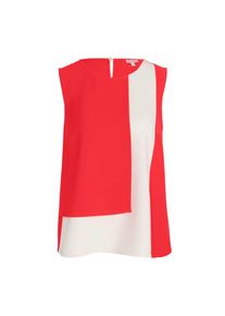 Alba Moda , Shirtbluse »Bluse Bluse« , koralle / creme , 34 , 34 , Rundhalsausschnitt