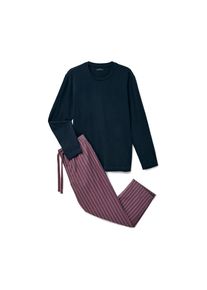 Tchibo - Szövött nadrágos pizsama - férfi - méret XL 56/58 - kék/csíkos