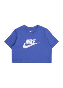 Nike Sportswear Flickor T-shirt 'FUTURA' royalbl&aring; / vit Storlek 122/128