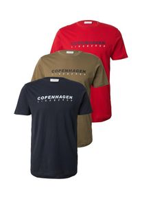 LINDBERGH T-Shirt Homme bleu, vert, rouge taille XXL