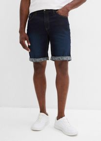 bonprix Bermude de blugi stretch, Regular Fit, albastru, 52