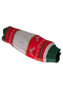 Pull-over renne tricolore pour chien TIAKI M : 30 cm