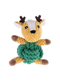 Jouet Renne avec corde TIAKI - L 18 x l 13 x H 8 cm