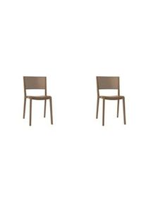 Resol SPOT Set 2 Silla Interior, Exterior Chocolate