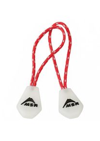 Msr Night Glow Zipper Pulls red
