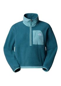 The North Face Womens Yumiori Off Peak 1/2 Zip Jacket Fleecetrui Dames (S |blauw/turkoois)