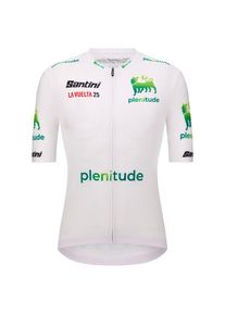 Santini La Vuelta White Jersey Cycling jersey Men (3XL, bianco)