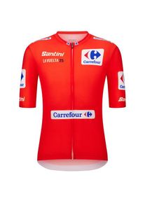 Santini La Vuelta Red Jersey Cycling jersey Men (S, rosso)